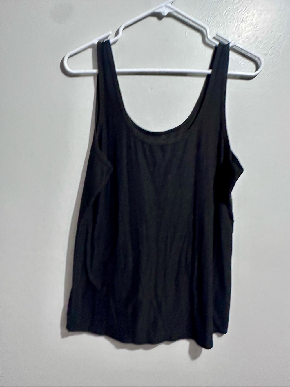 No Boundaries Black Scoop Neck Tank Top Size XXL (1352)
